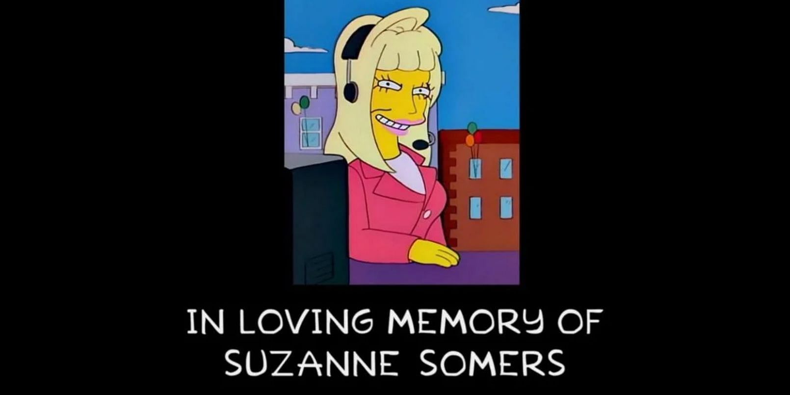 The Simpsons Honors Suzanne Somers