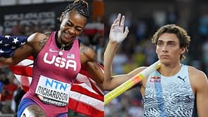 Sha’Carri Richardson extends support to pole vault world record holder Mondo Duplantis for the World Athlete of the Year award