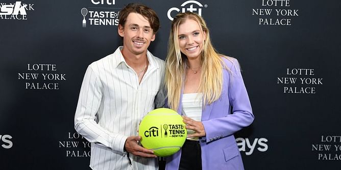 "Holding hands with another girl" - Katie Boulter jokingly raises "red flags" as boyfriend Alex de Minaur enters court with ball girl at China Open