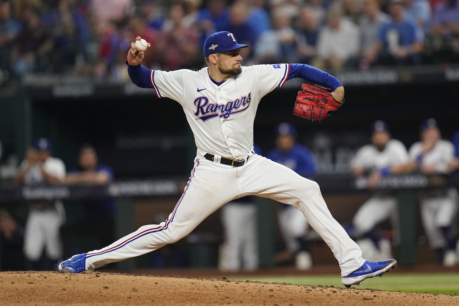 Nathan Eovaldi is going for the Rangers