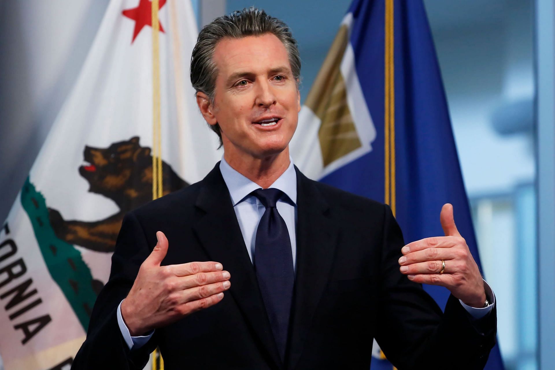 Social media users reacted as the California Gov. Gavin Newsom signed on bill that would force people with untreated mental issues into treatment. (Image via AP)