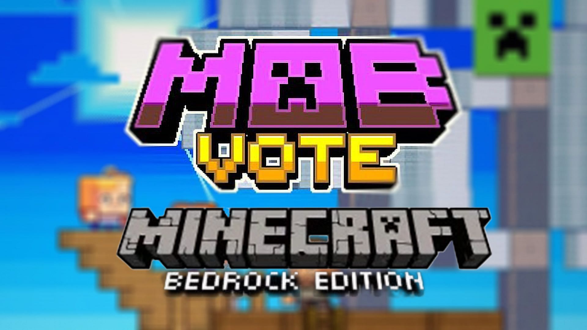 Vote for your favorite mob via the Minecraft Bedrock edition (Image via Minecraft.net) 