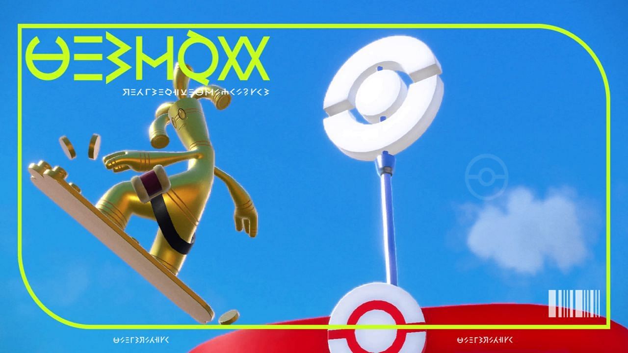 Gholdengo&#039;s Pokedex picture from Scarlet and Violet (Image via The Pokemon Company)