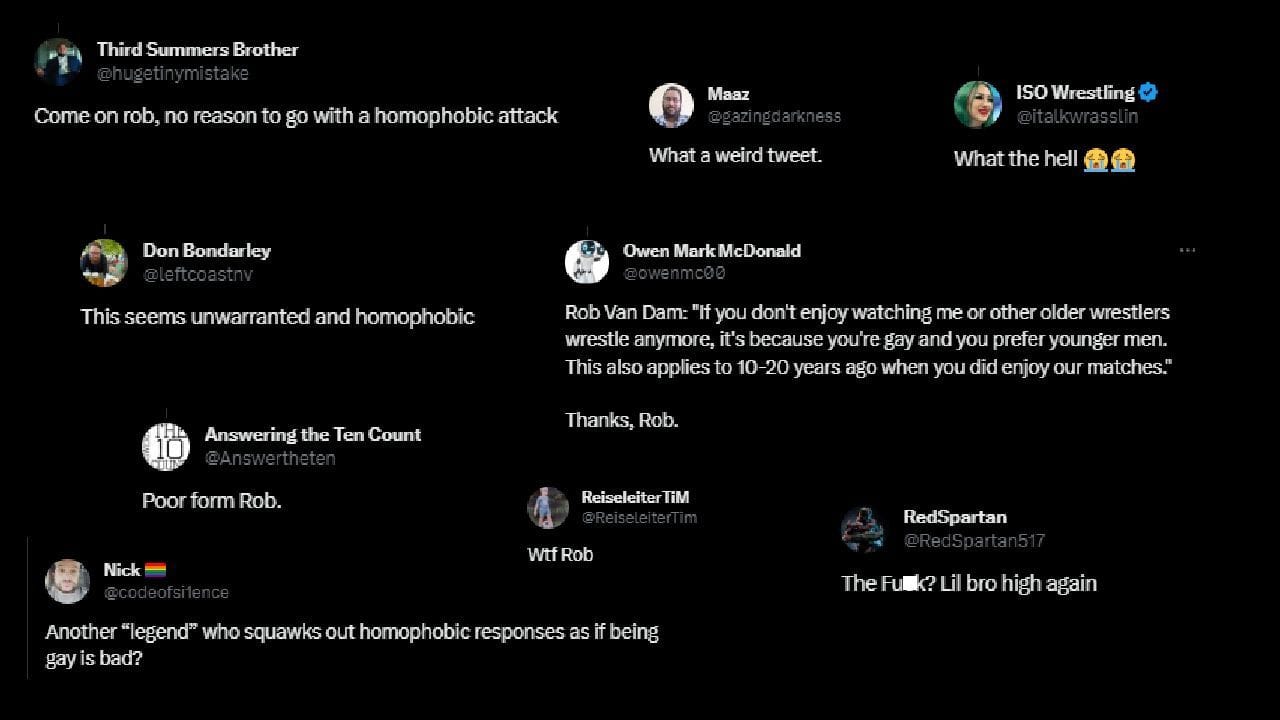 "WTF Rob" "Lil bro high again" - Fans angry with Rob Van Dam's latest