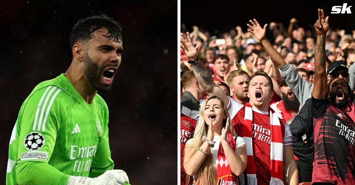 Arsenal fans make feelings clear with chant at Stamford Bridge after David Raya errors against Chelsea