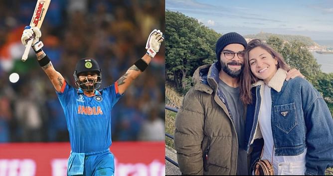CWC 2023 : विराट कोहली के 48वें वनडे शतक पर पत्नी अनुष्का शर्मा का रिएक्शन आया सामने