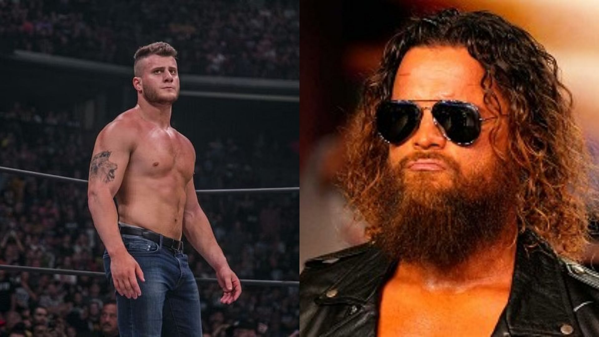 MJF (left) and Juice Robinson (right).