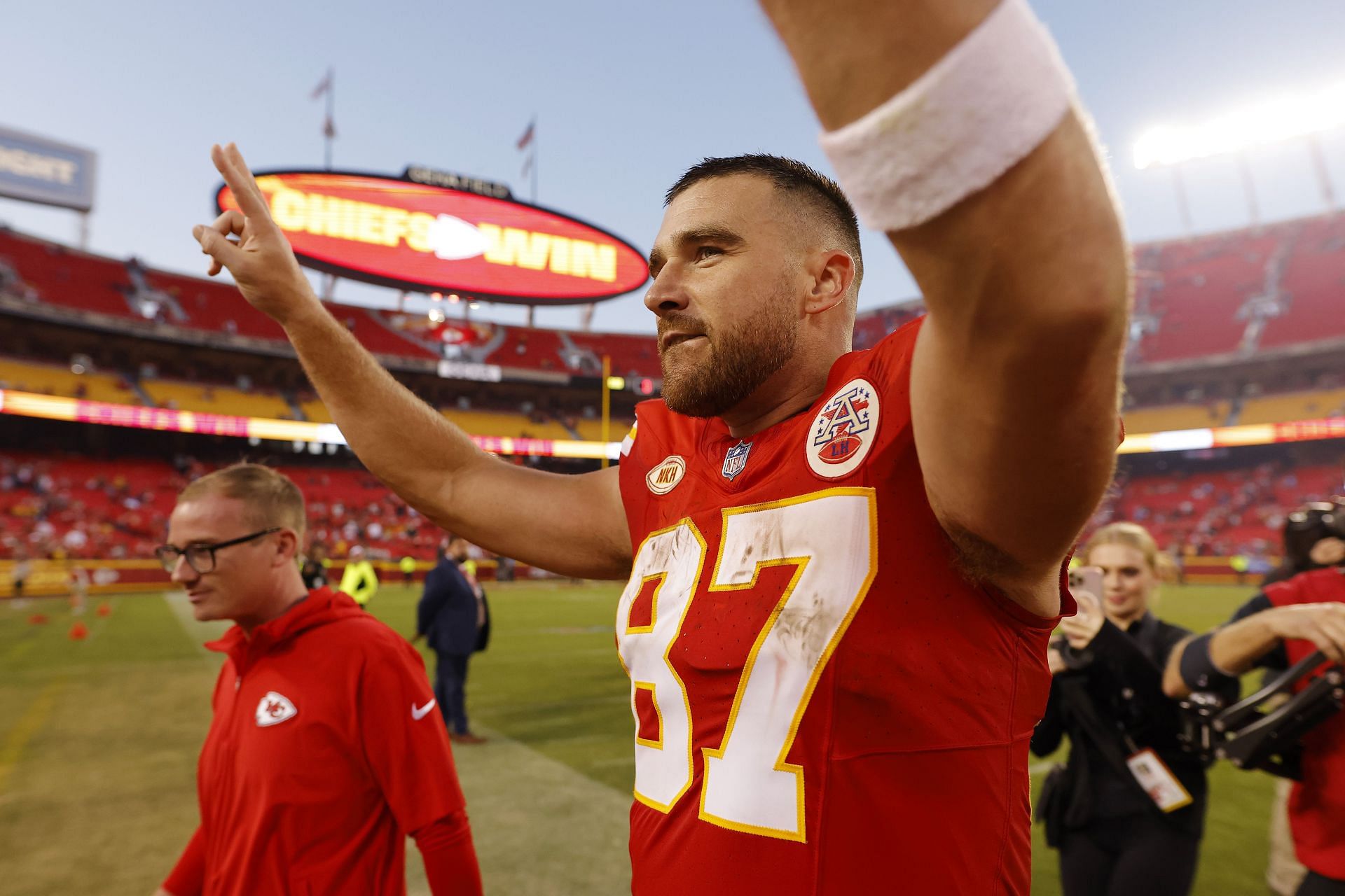 Travis Kelce: Los Angeles Chargers v Kansas City Chiefs