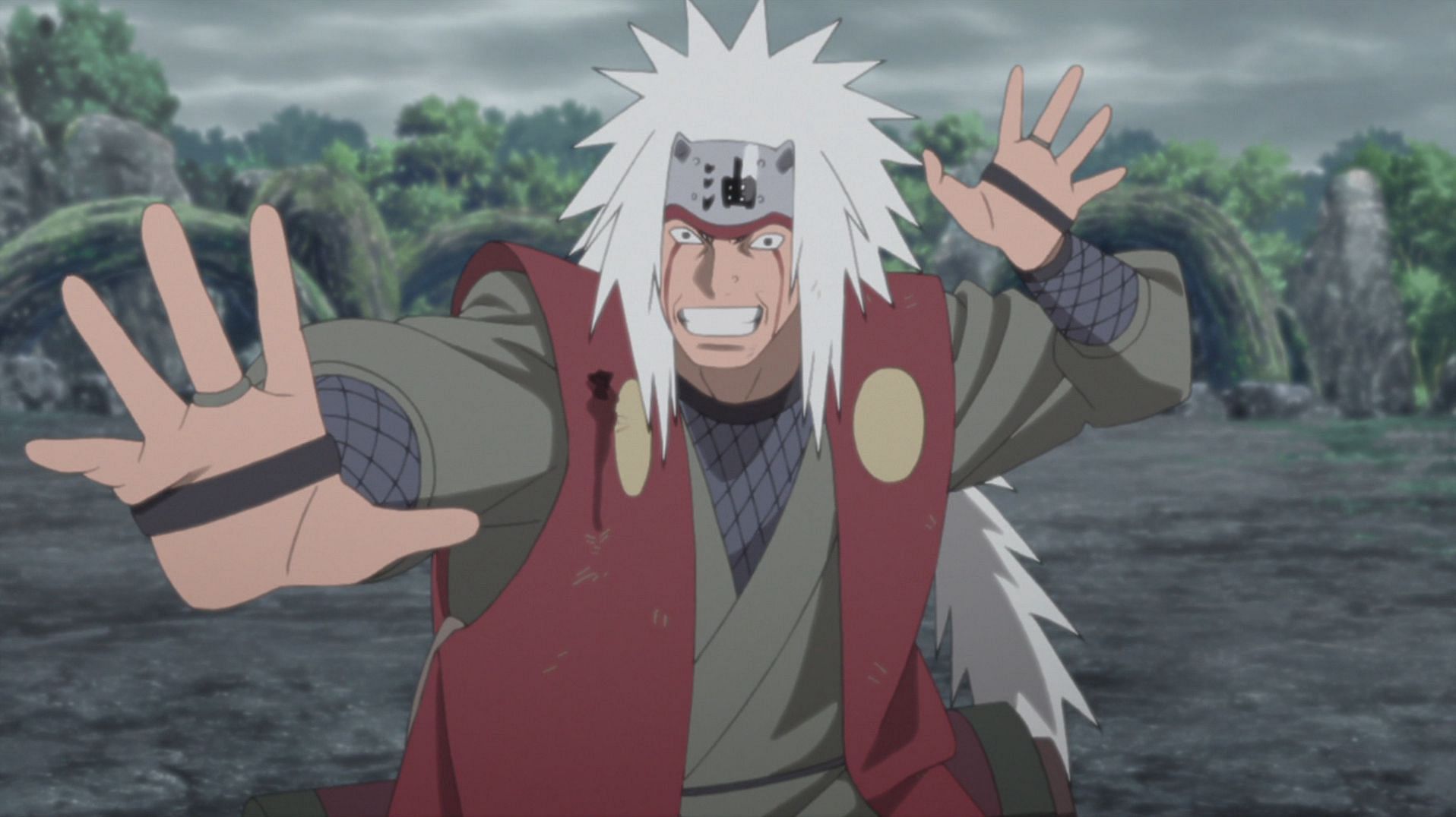 Jiraya in Naruto (Image via Studio Pierrot)