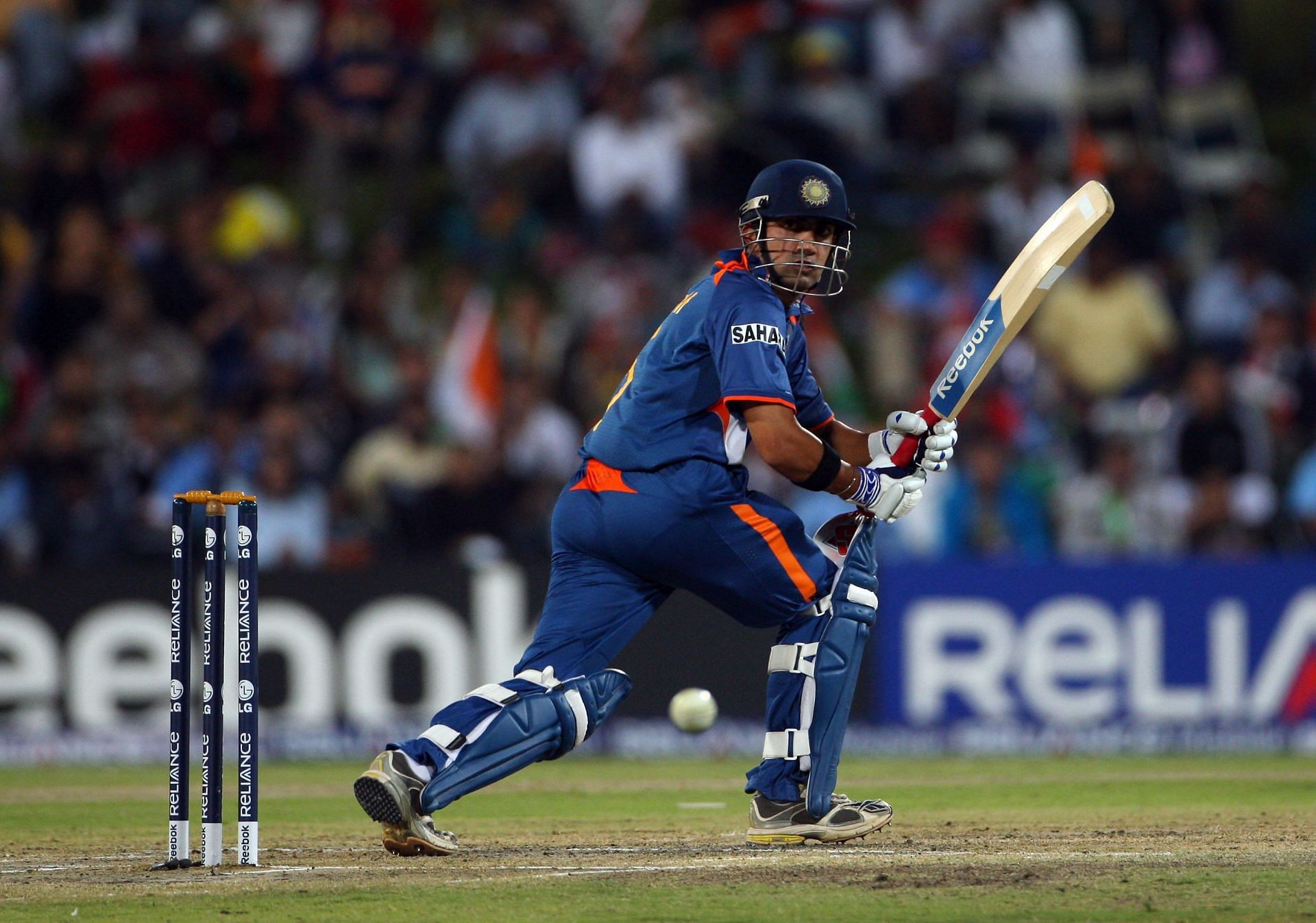 Gambhir raced to his 50.