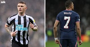 Kieran Trippier’s son and Kylian Mbappe mega-fan responds hilariously when asked if he’s disappointed by PSG’s loss to Newcastle