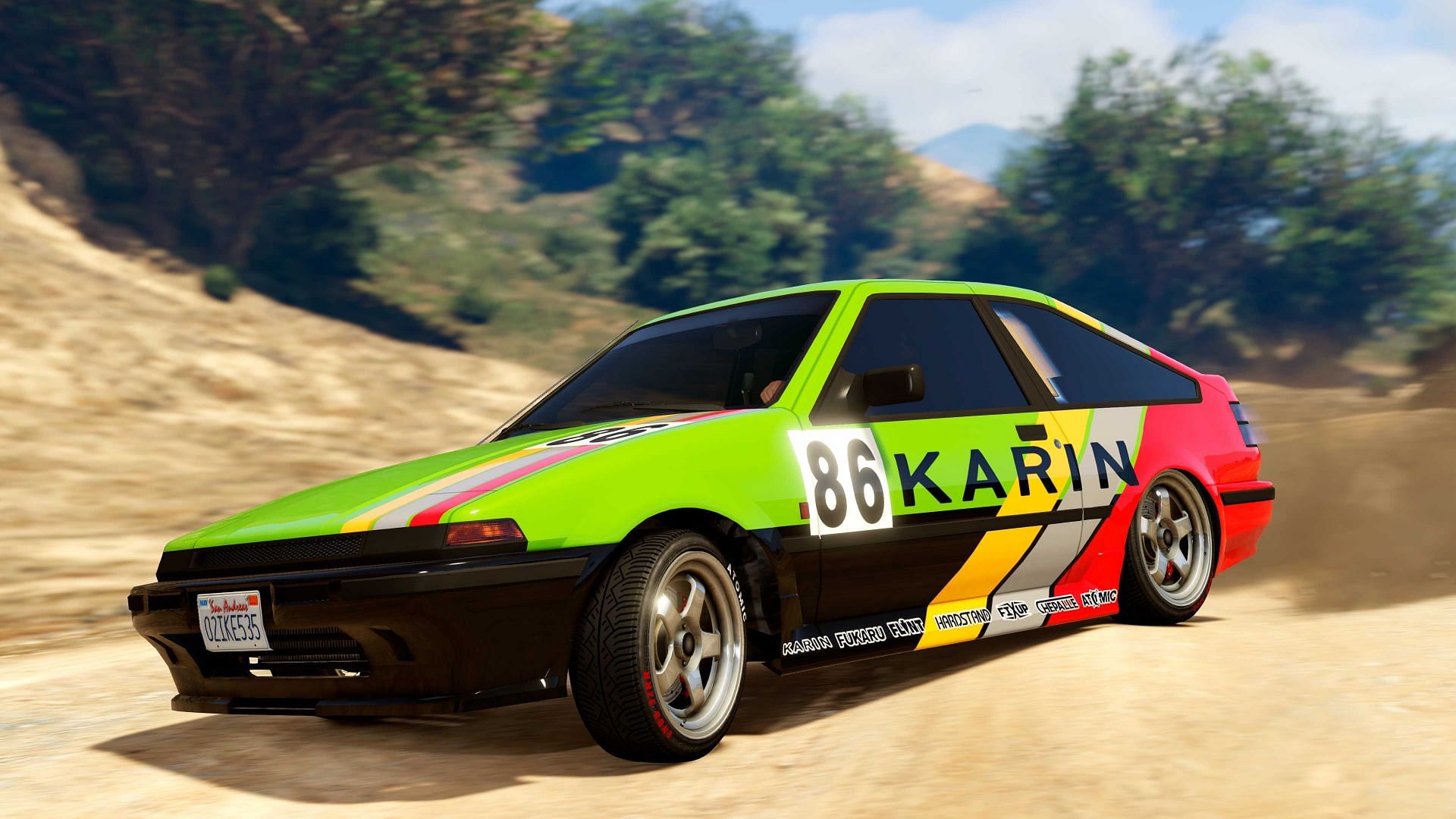 The Karin Futo GTX in GTA Online (Image via Rockstar Games)