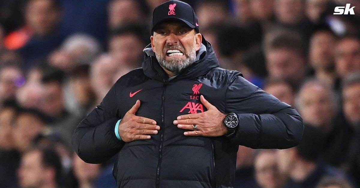 Richarlison and Jurgen Klopp apparently involved in a row during Tottenham vs Liverpool.