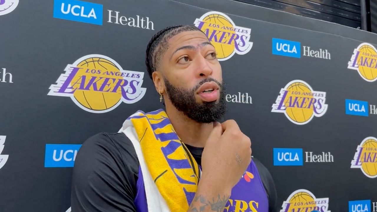 Anthony Davis hints standout preseason performer could be Lakers&rsquo; 5th starter 