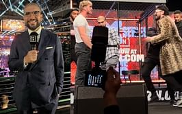 "Did you plan that" - Ariel Helwani's sly escape during Logan Paul vs. Dillon Danis faceoff chaos has UFC featherweight amused