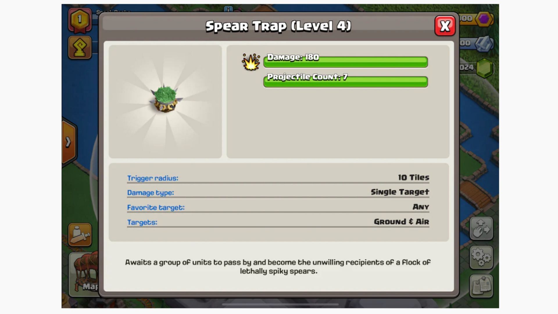 The new Clan Capital trap (Image via Supercell)