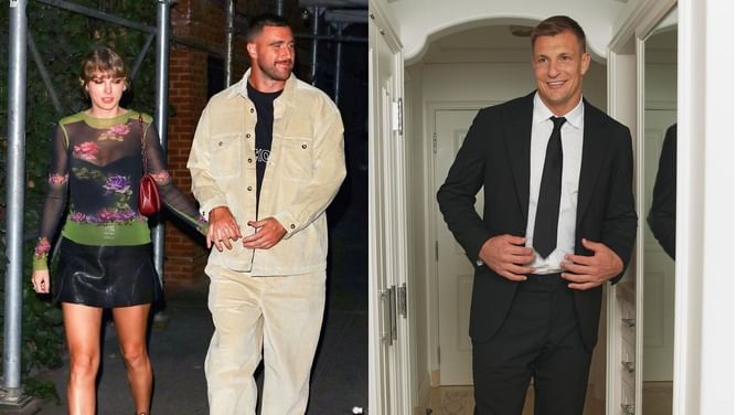 Rob Gronkowski wants Travis Kelce's "unbelievable hips" and Taylor Swift at 2024 Super Bowl party