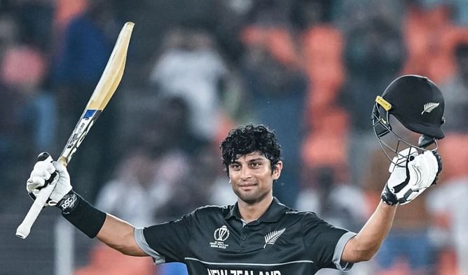 "Those two are pretty special cricketers" - Rachin Ravindra hails Sachin Tendulkar & Rahul Dravid after match-winning century in 2023 World Cup opener