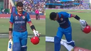 Rahmanullah Gurbaz docked 50% match fees for smashing boundary rope vs England in the 2023 World Cup