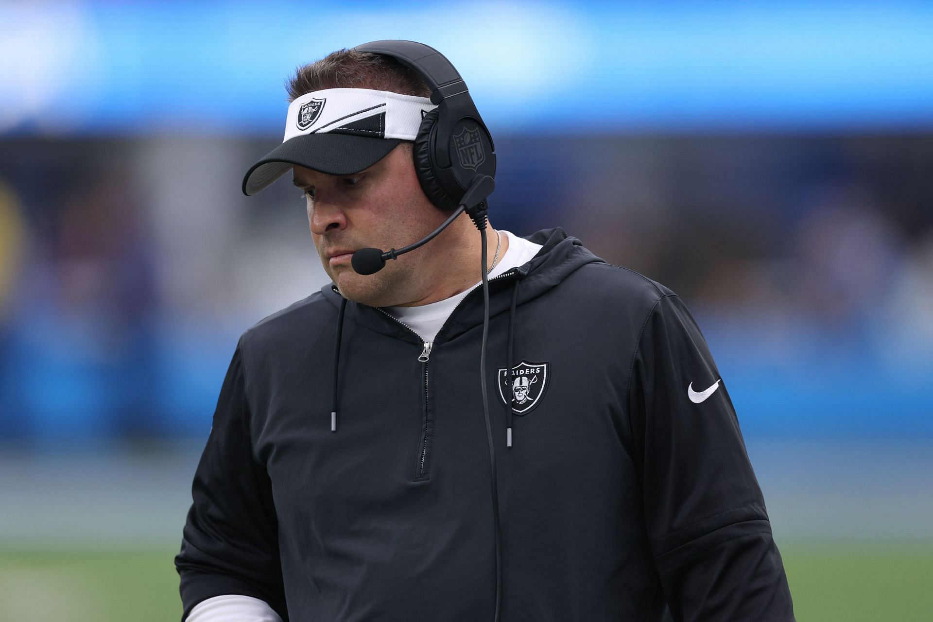 Josh McDaniels at Las Vegas Raiders vs. Los Angeles Chargers