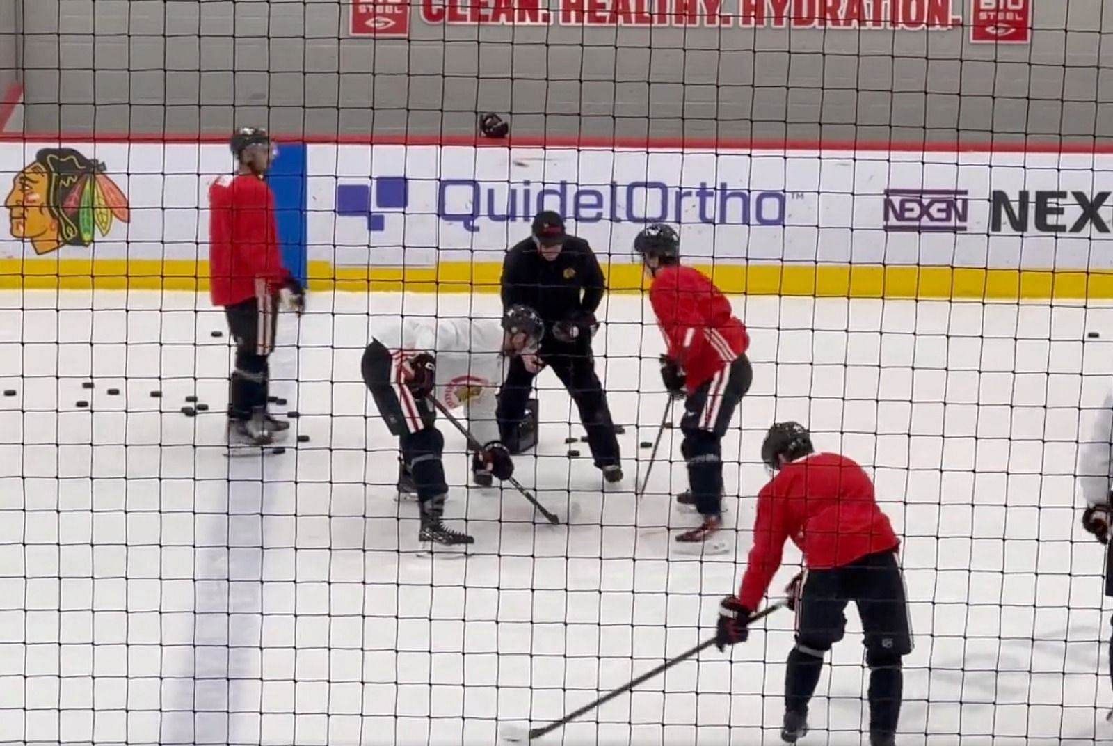 NHL veteran Yanic Perreault works with Connor Bedard on improving one key factor of Blackhawks rookie