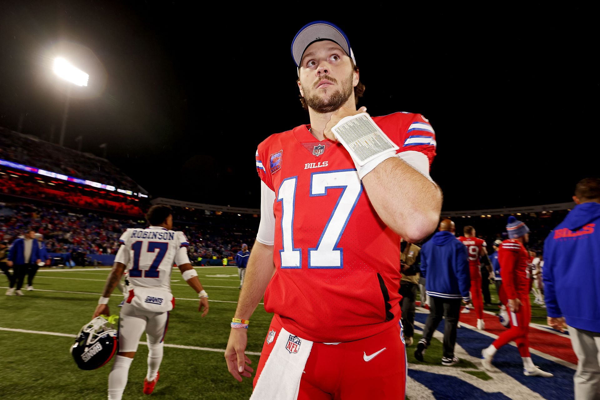 Josh Allen at New York Giants v Buffalo Bills