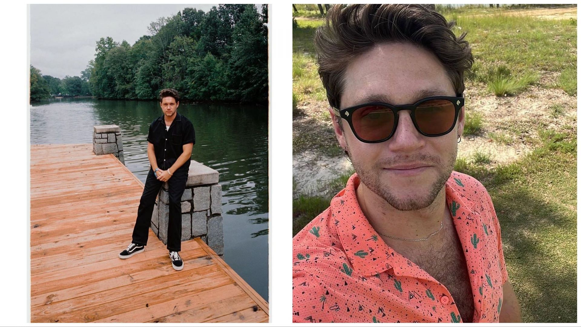 Two portraits of Niall Horan (Images via official Instagram page @niallhoran)