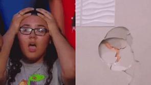 Current WWE star speechless seeing video of when she was thrown into a wall breaking it in unplanned spot