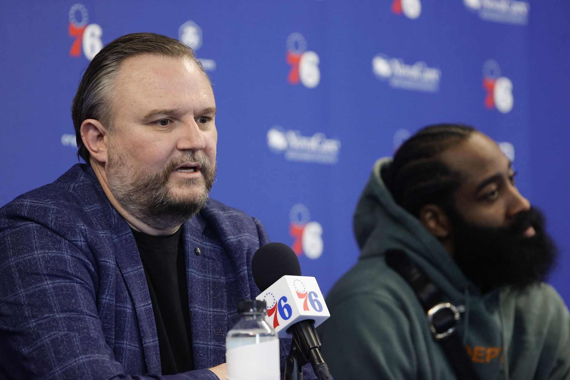 Daryl Morey and James Harden had their falling out after Harden&#039;s player option was activated.