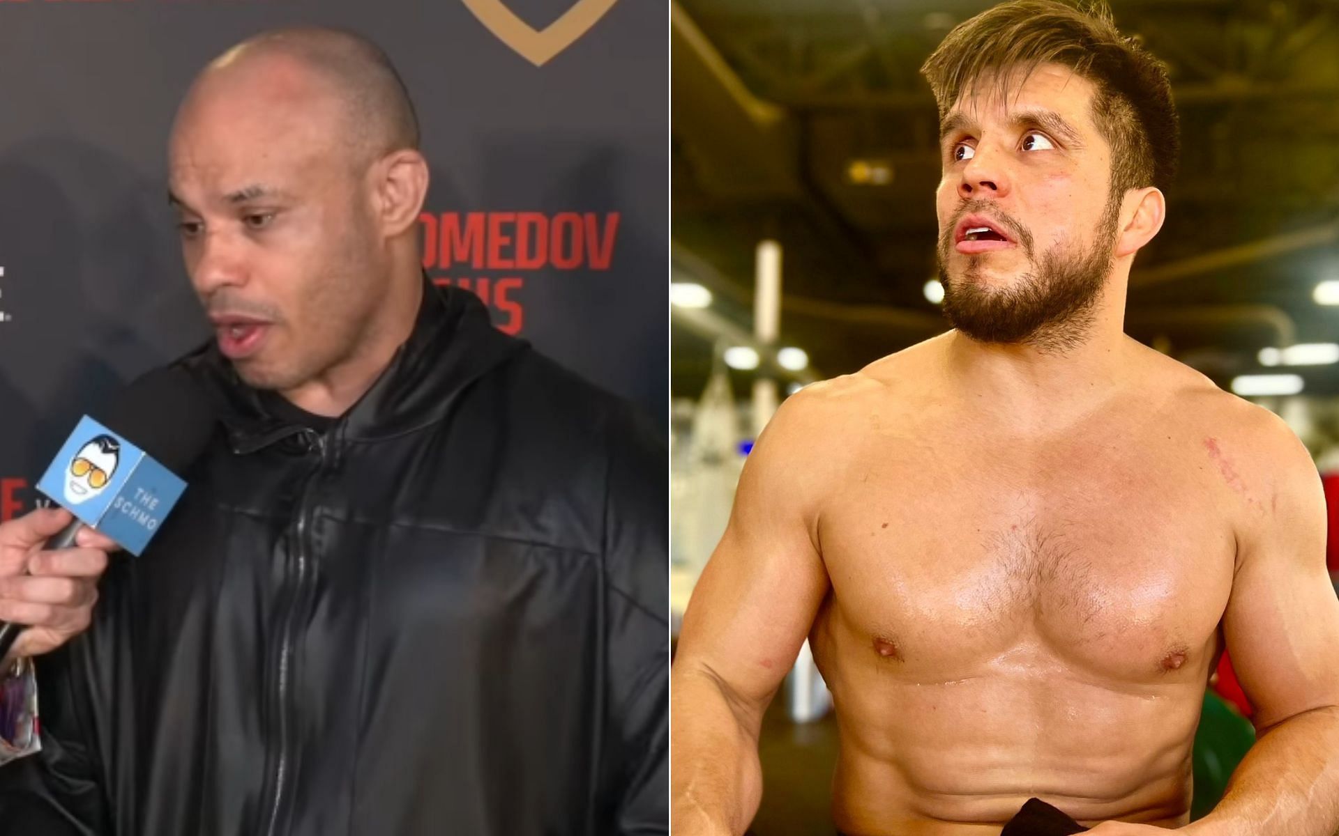 Ali Abdelaziz [Left], and Henry Cejudo [Right] [Photo credit: The Schmo - YouTube and @HenryCejudo - X]