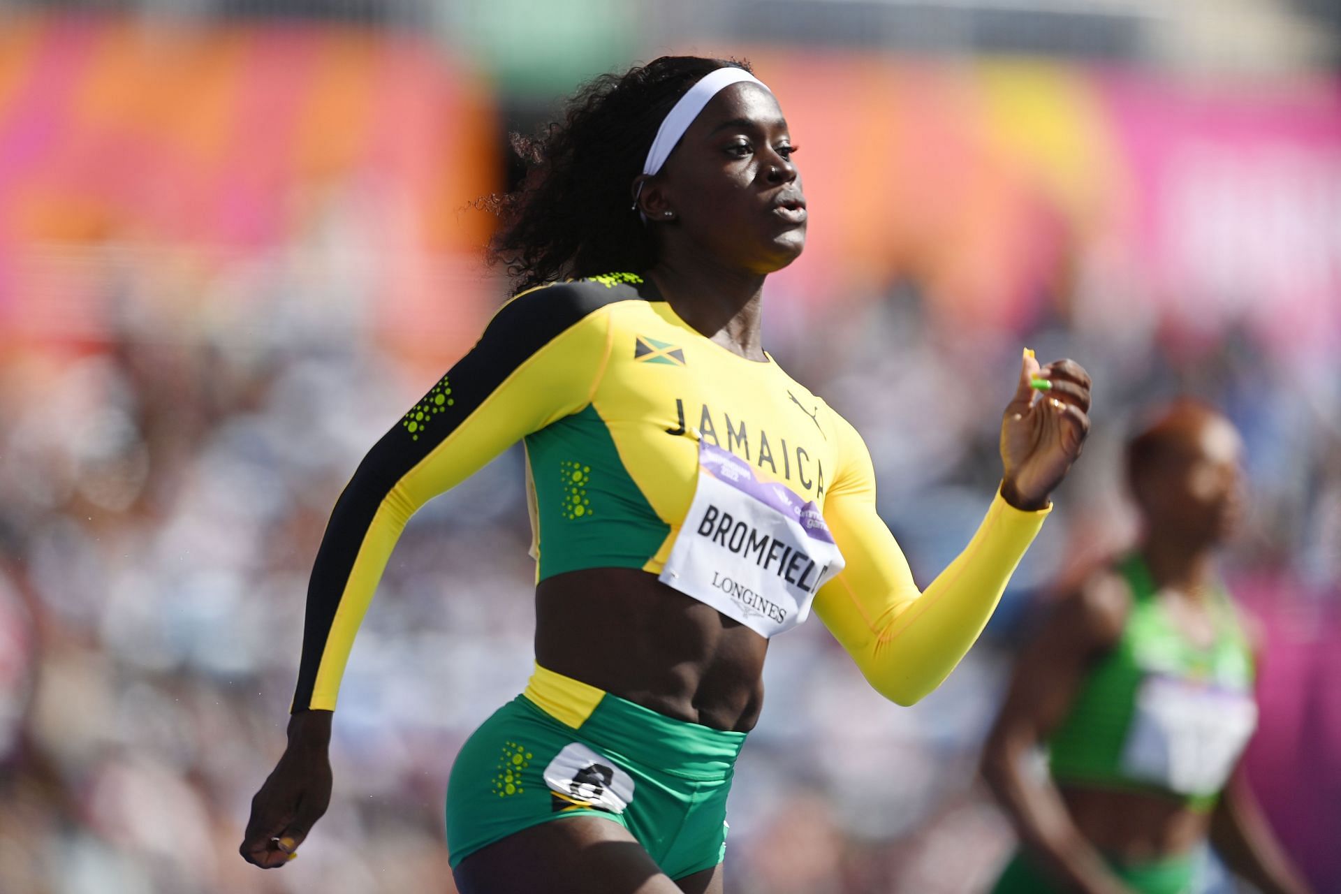 Junelle Bromfield at Commonwealth Games