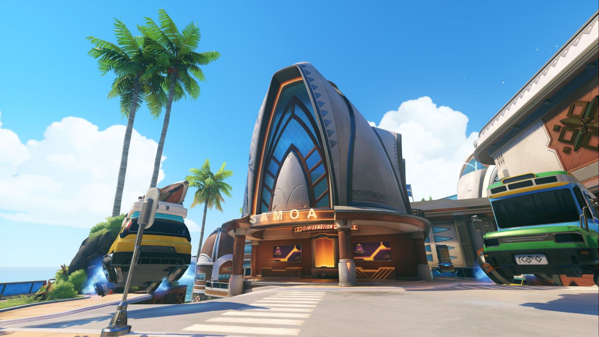 Samoa map in Overwatch 2 (Image via Blizzard)