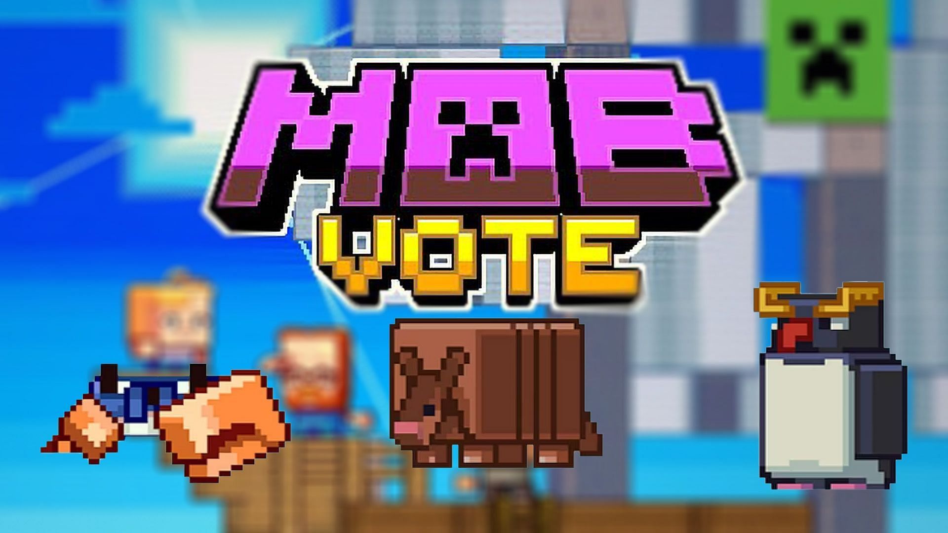 The Mob Vote 2023 introduced the three most amazing and unique mobs to choose from in Minecraft (Image via Minecraft.net) 