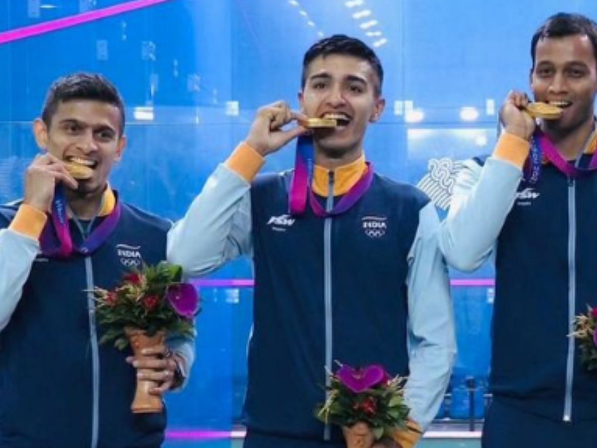 India squash gold Asian Games