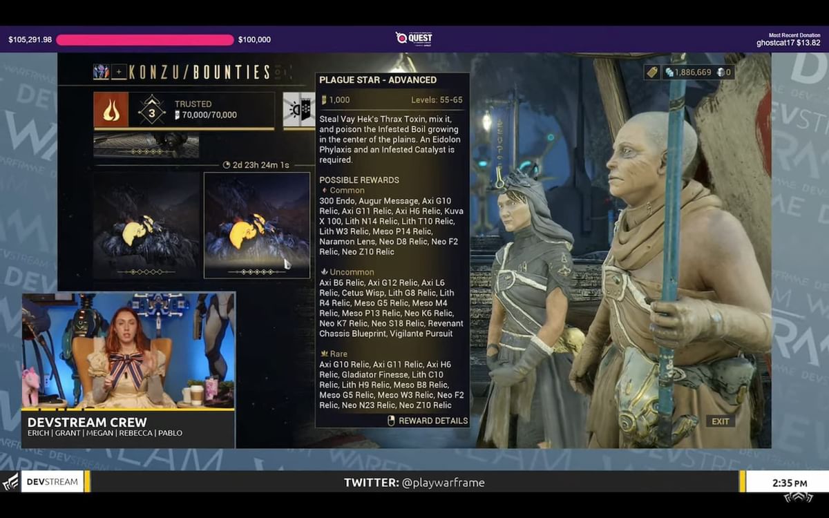 Warframe Plague Star event date, details, rewards, and more