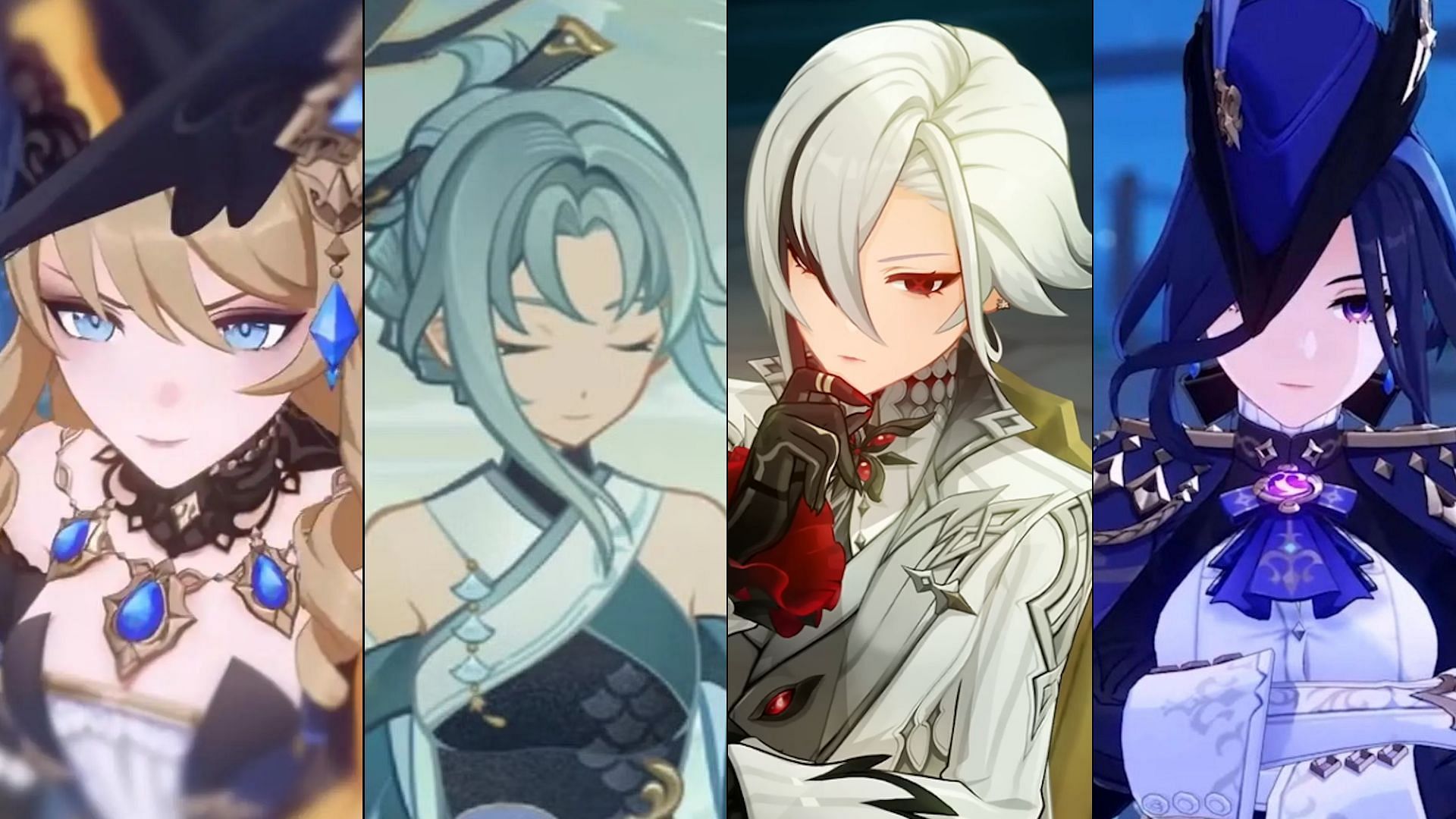Some of the expected 5-star characters planned for the upcoming updates (Image via HoYoverse)