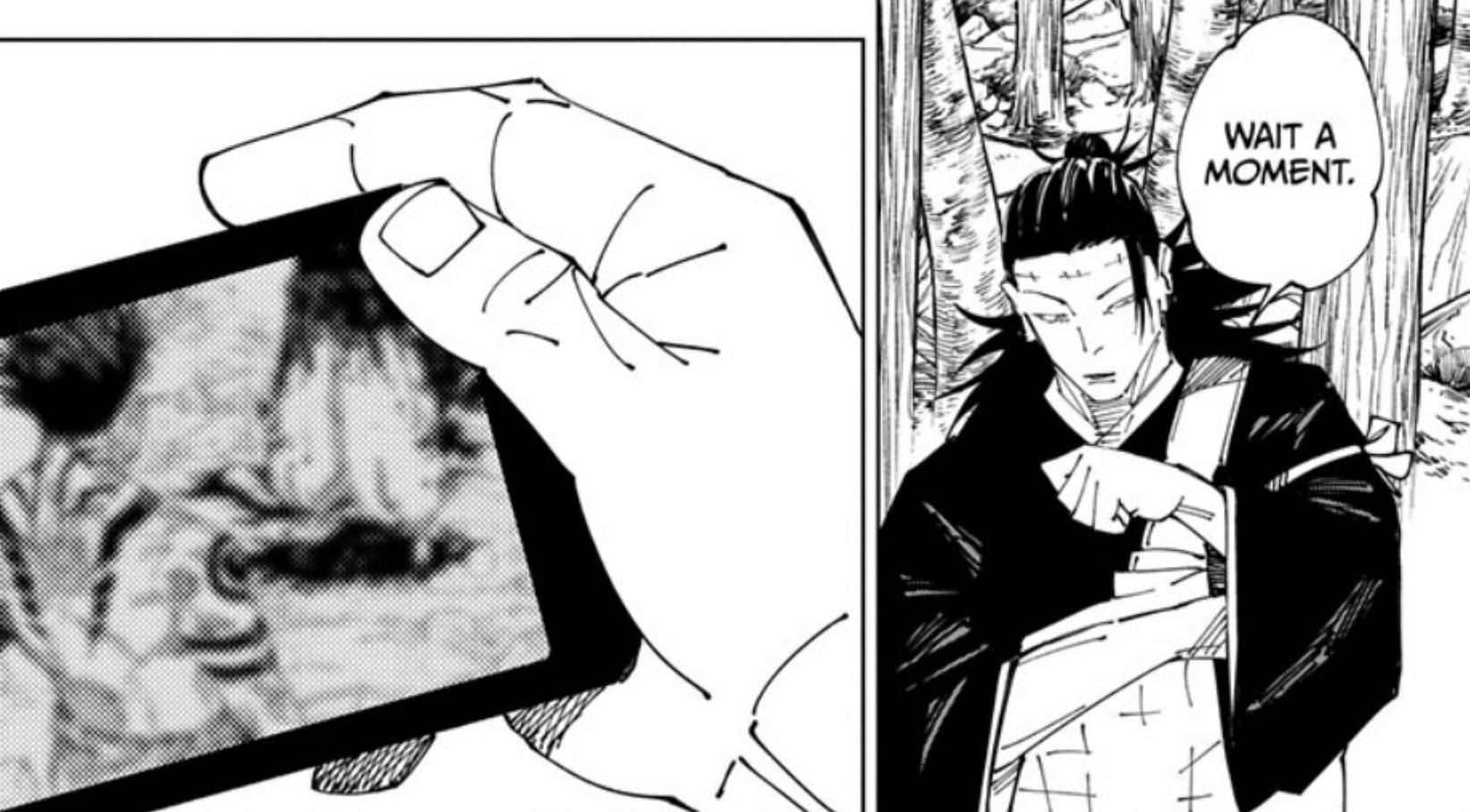 Kenjaku as seen in the manga&#039;s chapter 239 (Image via Shueisha)