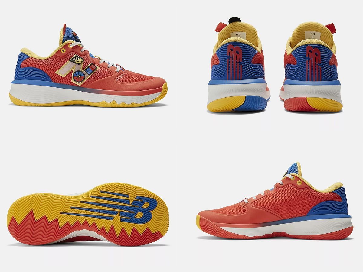 Overview of New Balance Hesi Low Basketball Shoe (Image via Sneaker News)