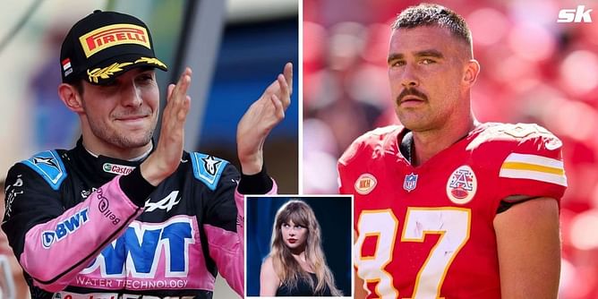 Esteban Ocon dons Travis Kelce's NFL jersey as Taylor Swift's boyfriend joins Alpine group among star-studded investors