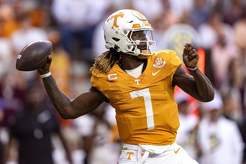 Tennessee quarterback Joe Milton III (AP Photo/Wade Payne)