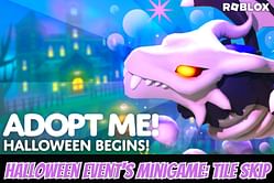 Tile Skip Minigame in Roblox Adopt Me!: Halloween event