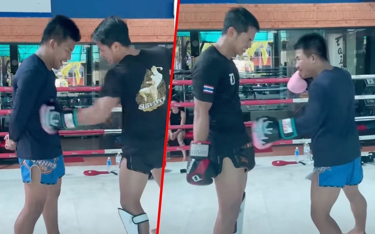 Thai superstars Rodtang Jitmuangnon and Superbon Singha Mawynn [Credit: ONE Championship]