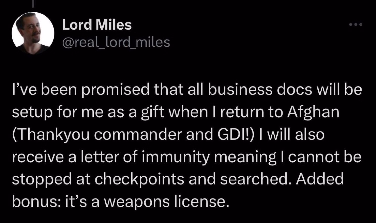 YouTuber to receive immunity grant when he returns to Afghanistan (Image via X)