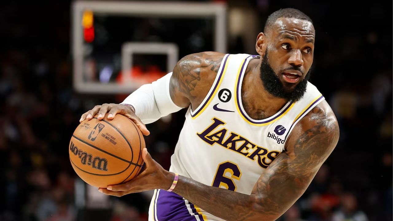 LeBron James is the oldest player in the NBA in the 2023-24 season.