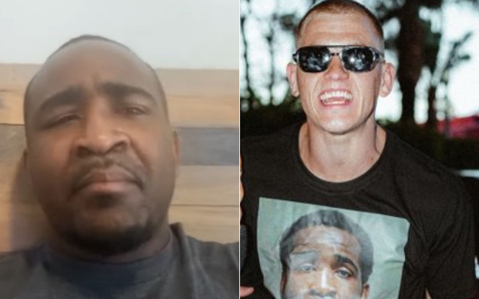 Geoff Neal [Left], and Ian Garry [Right] [Photo credit: Sportskeeda MMA Originals - YouTube, and @iangarryMMA - X]