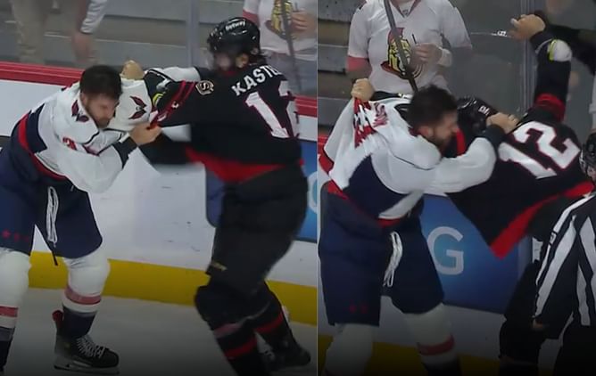 VIDEO: Tom Wilson lands big punches onto Sens' Mark Kastelic