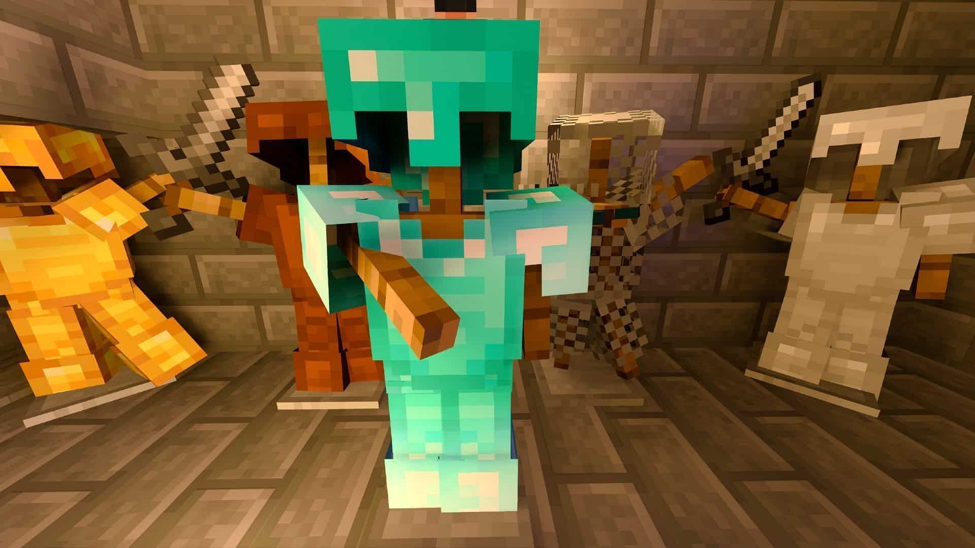 Matériaux et outils diamantés (Image via Mojang)