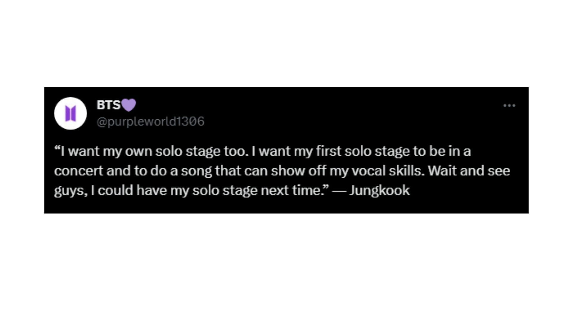 BTS&#039; Jungkook&#039;s fans react to his solo concert announcement (Image via X)