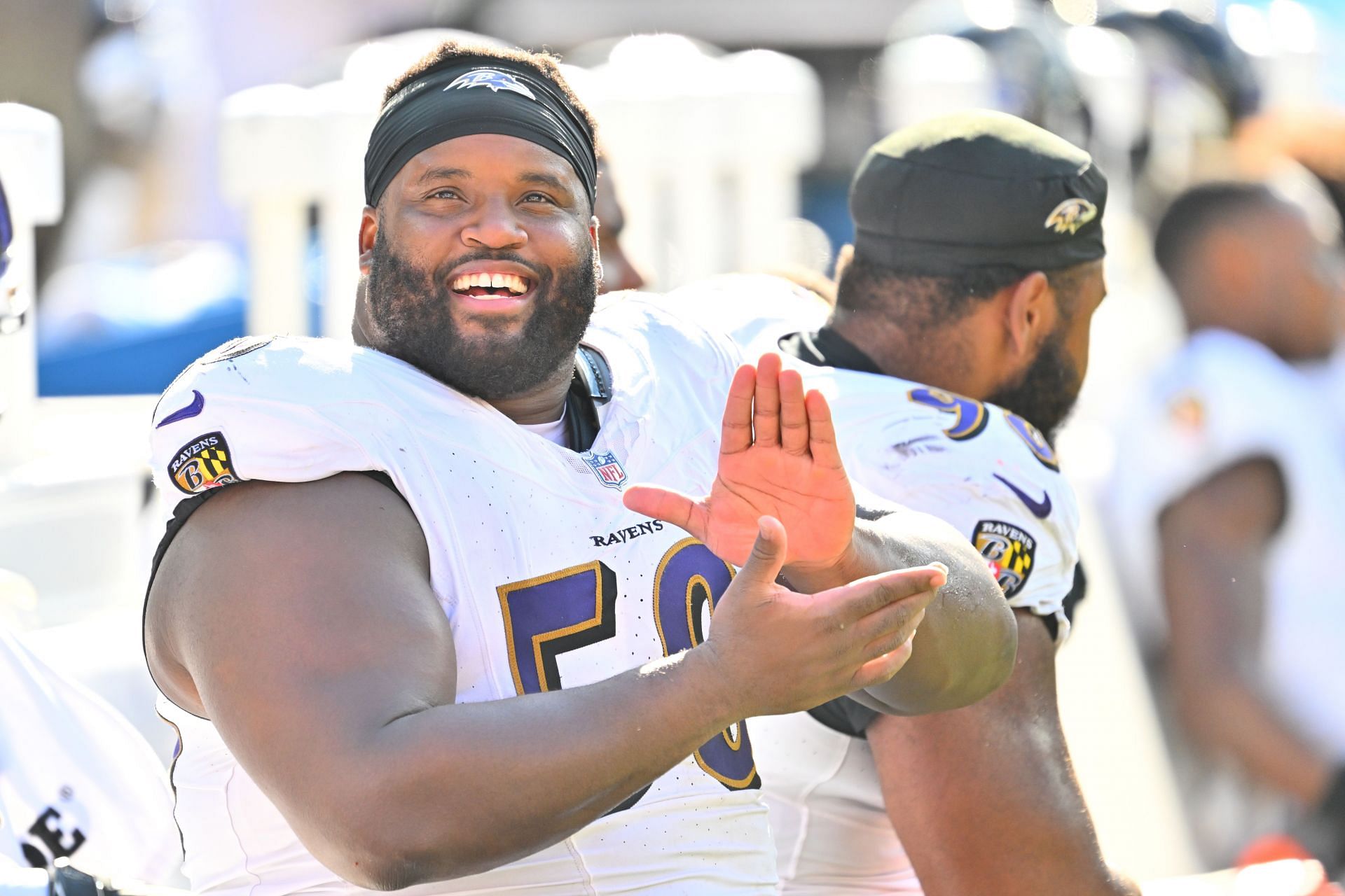 Michael Pierce is in his second stint with the Ravens.