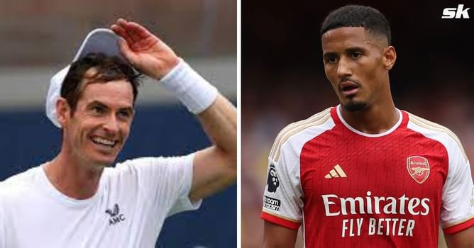 Tennis superstar Andy Murray weighs in on contentious William Saliba decision in Arsenal's draw with Chelsea